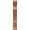 Ekena Millwork 7 1/2-in W x 44-in D x 44-in H Balboa Slat Rough Cedar Woodgrain TimberThane Outlooker, Primed Tan OUTUR075X44X44BOA24RCPR - alternate 2